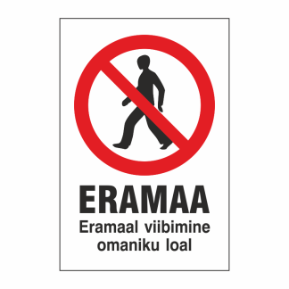 Eramaa 20 x 30 cm (liikumise keelumärgiga)