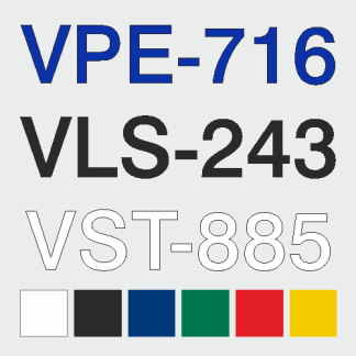 Veesõidukite numbrikleebised
