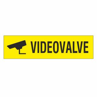 Videovalve 60 x15 cm valgustpeegeldav (kollane)